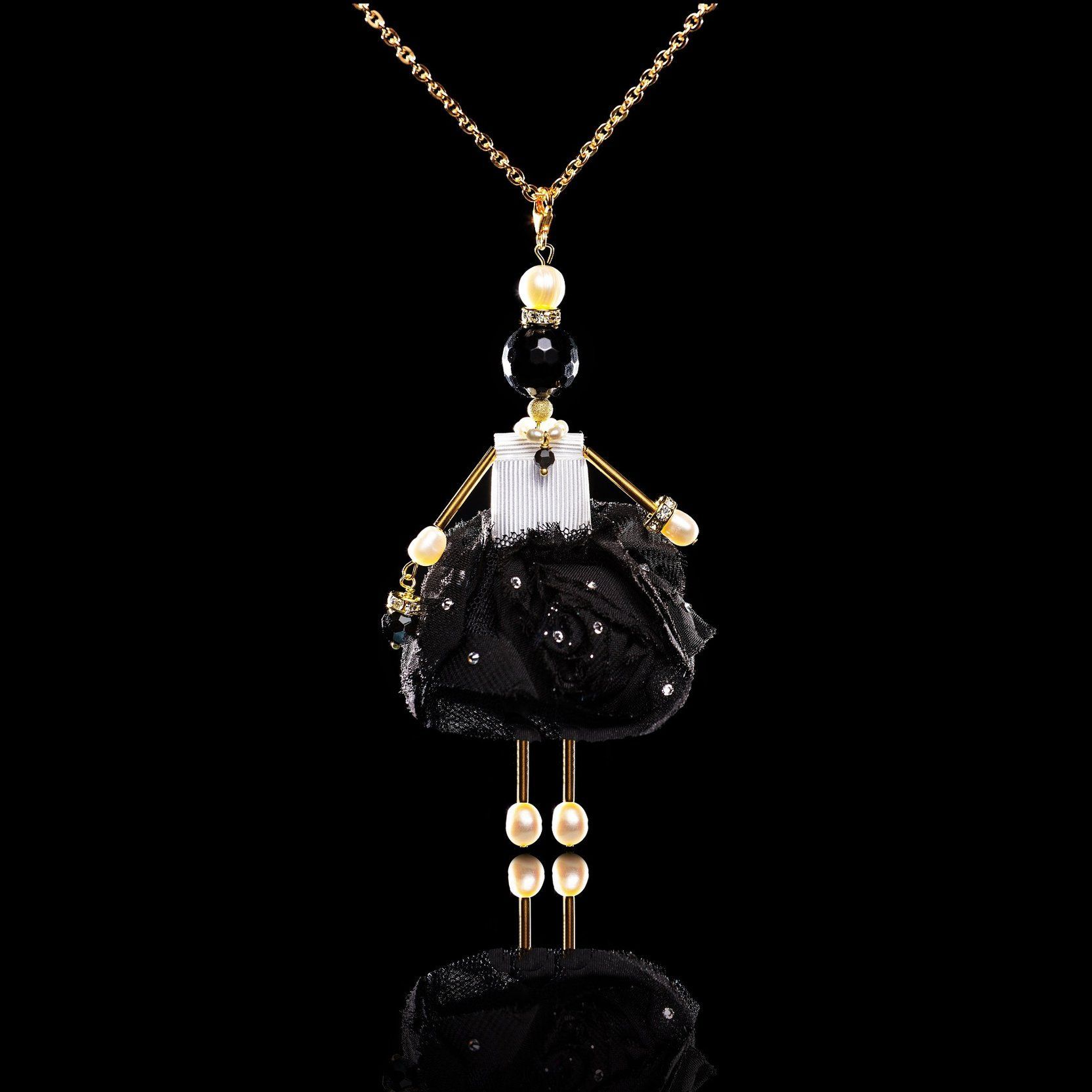 Mu&ntilde;eca colgante joyera &laquo;Elegant Lady&raquo;