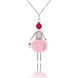 Jewelry doll pendant "Sharon Rose Beauty" on a white background