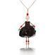 SARANA jewelry doll pendant &ldquo;Black Swan&rdquo; on white background luxury jewelry
