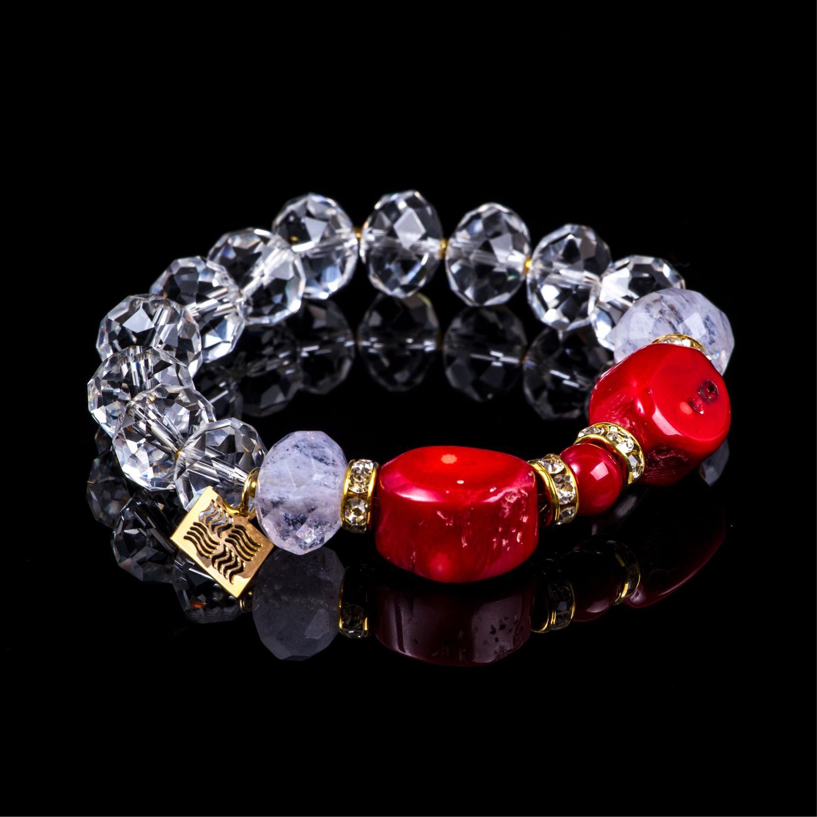 Bracelet of collection "Crystal Symphony"