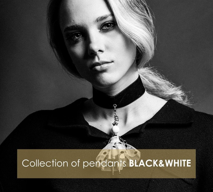 Collection of pendants BLACK & WHITE