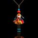 Doll-pendant with orange coral based on the painting by Henri Matisse "Music"