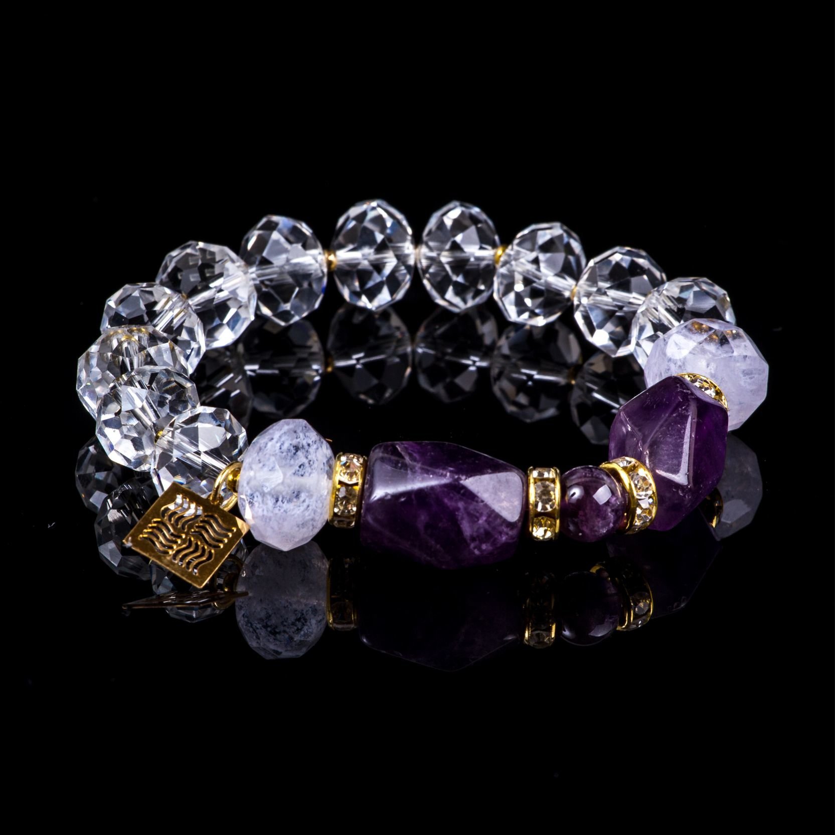 Bracelet of the collection "Crystal Symphony"