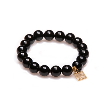 Black agate bracelet