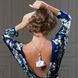 Jewelry Doll Pendant &ldquo;Princess Teresa in the Moon Dress&rdquo; on a model in an elegant evening outfit
