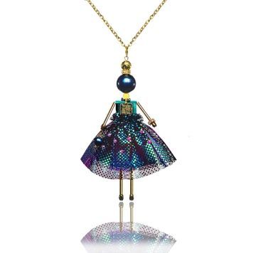 SARANA&reg; Mira Jewelry Doll Pendant on a white background