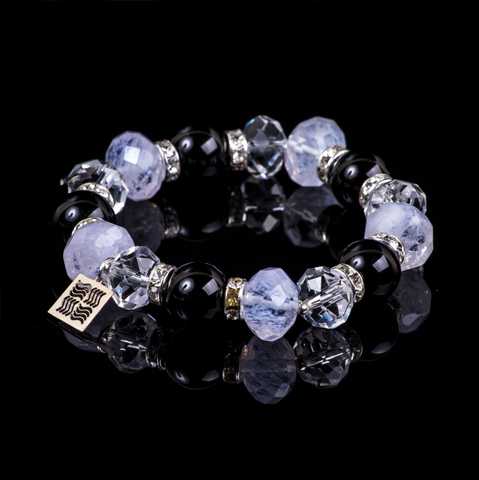 Swarovski Bracelet Black Crystal 2024 | favors.com
