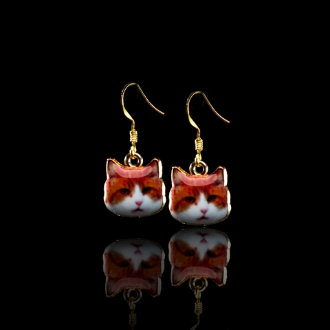 Earrings from the collection "Six Cats"