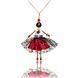 Jewelry Doll Pendant &ldquo;Carmen&rdquo; SARANA&reg; on white background
