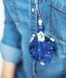 Close-up SARANA jewelry doll pendant &ldquo;Snow Queen&rdquo; on model