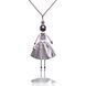 SARANA&reg; Altair Jewelry Doll Pendant on a chain on a white background