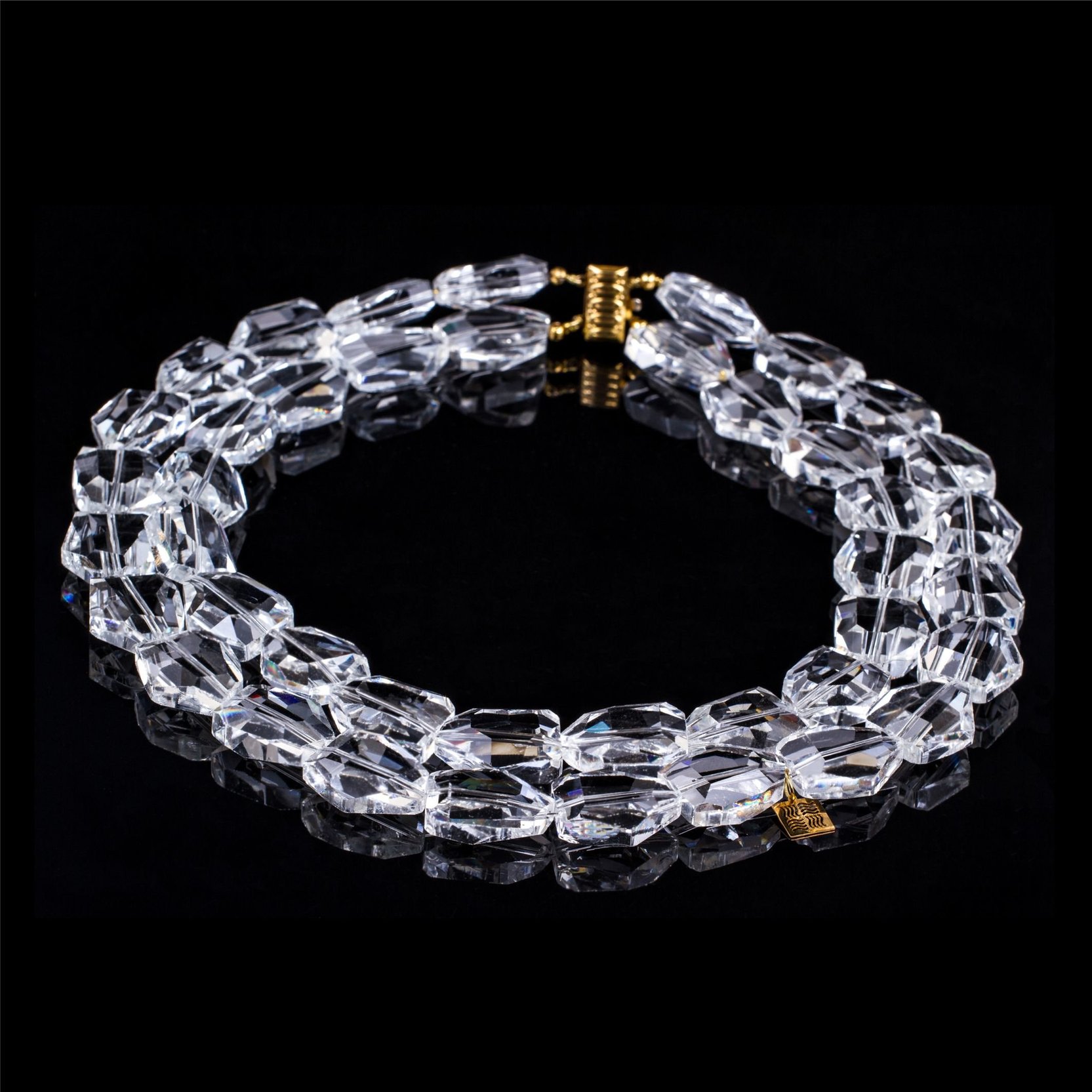 Necklace from the collection "Crystal Symphony"
