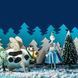 SARANA&reg; Aelita Jewelry Doll Pendant in a Christmas-themed art scene