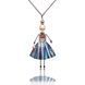 SARANA&reg; Aelita Jewelry Doll Pendant on a chain on a white background