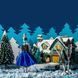 SARANA&reg; Safira Jewelry Doll Pendant in a Christmas-themed art scene