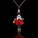 SARANA&reg; Jewelry Doll Pendant &ldquo;Mountain Dawn&rdquo; on a black background