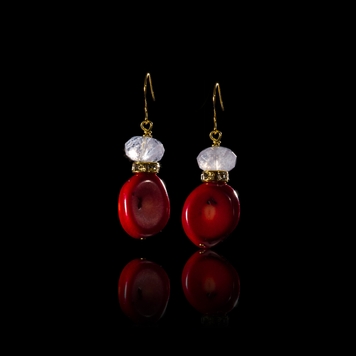 Earrings from the collection "Crystal Symphony"