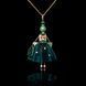 Jewelry doll pendant &ldquo;Adventurer&rdquo; on a black background