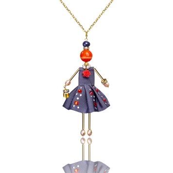 SARANA&reg; Jewelry Doll Pendant &ldquo;Morning Sun&rdquo; on a white background