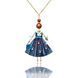 Jewelry doll pendant &ldquo;Basti&rdquo; on a white background