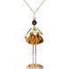 SARANA&reg; Jewelry Doll Pendant &ldquo;Golden Autumn&rdquo; on a white background