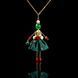 SARANA&reg; Jewelry Doll Pendant &ldquo;Forest Fairy&rdquo; on a black background