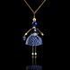 SARANA&reg; Jewelry Doll Pendant &ldquo;Sea Wave&rdquo; on a black background