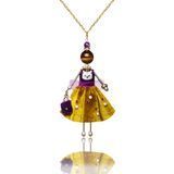 Jewelry doll pendant &ldquo;Tigress&rdquo; on a white background