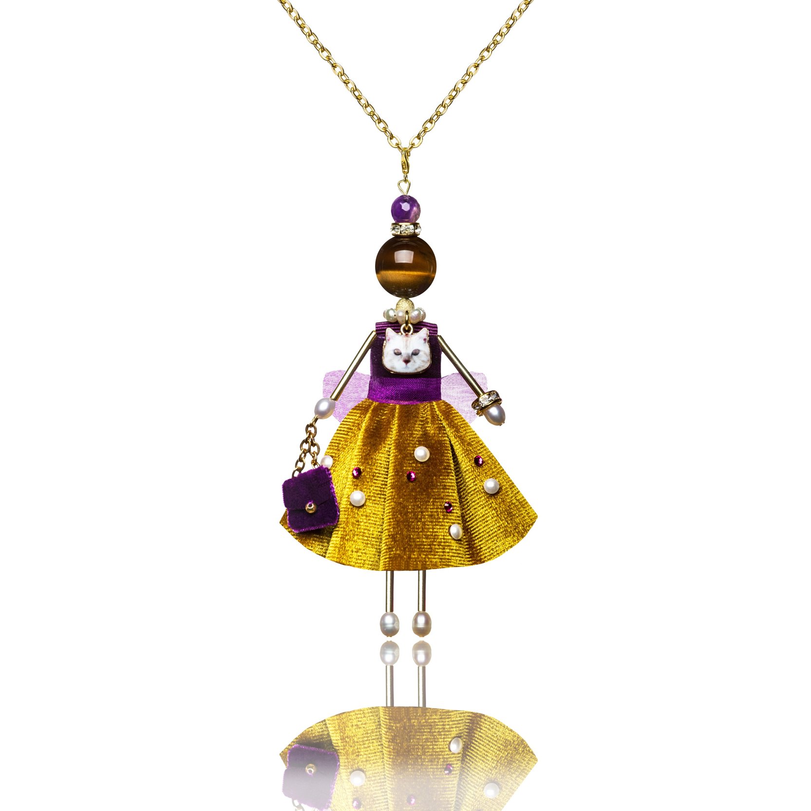 Doll-pendant of the collection "Six Cats"