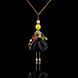 SARANA&reg; Jewelry Doll Pendant &ldquo;Southern Night&rdquo; on a black background