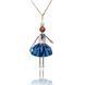 SARANA&reg; Jewelry Doll Pendant &ldquo;Warm Evening&rdquo; on a white background