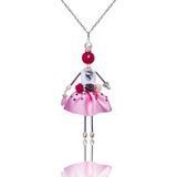 SARANA&reg; Jewelry Doll Pendant &ldquo;Rose Petal&rdquo; on a white background