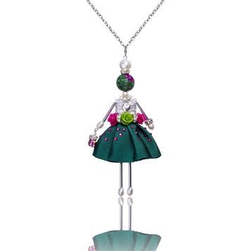 SARANA&reg; Jewelry Doll Pendant &ldquo;Spring&rdquo; on a white background