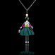 SARANA&reg; Jewelry Doll Pendant &ldquo;Spring&rdquo; on a black background