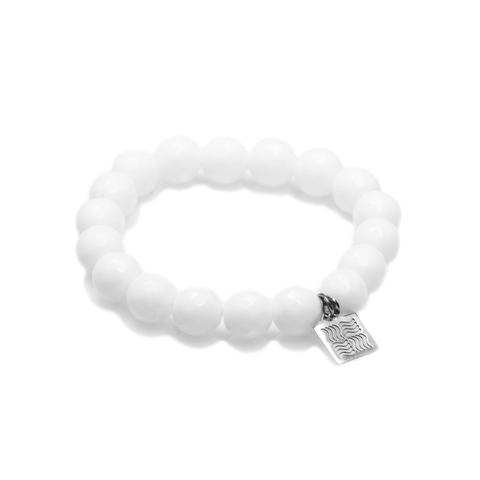White agate bracelet