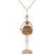 Jewelry doll pendant "Charming Friend" with Rock Crystal on a white background