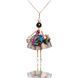 Jewelry Doll Pendant &ldquo;Mademoiselle&rdquo; SARANA&reg; on white background