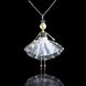 Doll-pendant - charming White Queen.