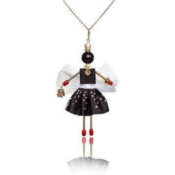 Jewelry Doll Pendant &ldquo;Little Fairy&rdquo; SARANA&reg; on white background