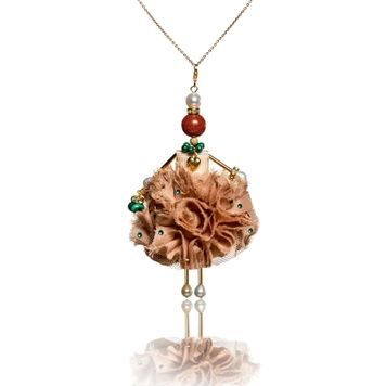 Jewelry Doll Pendant &ldquo;Josephine&rdquo; SARANA&reg; on white background