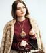 Jewelry Doll Pendant &ldquo;Josephine&rdquo; SARANA&reg; worn by a model in a stylish look
