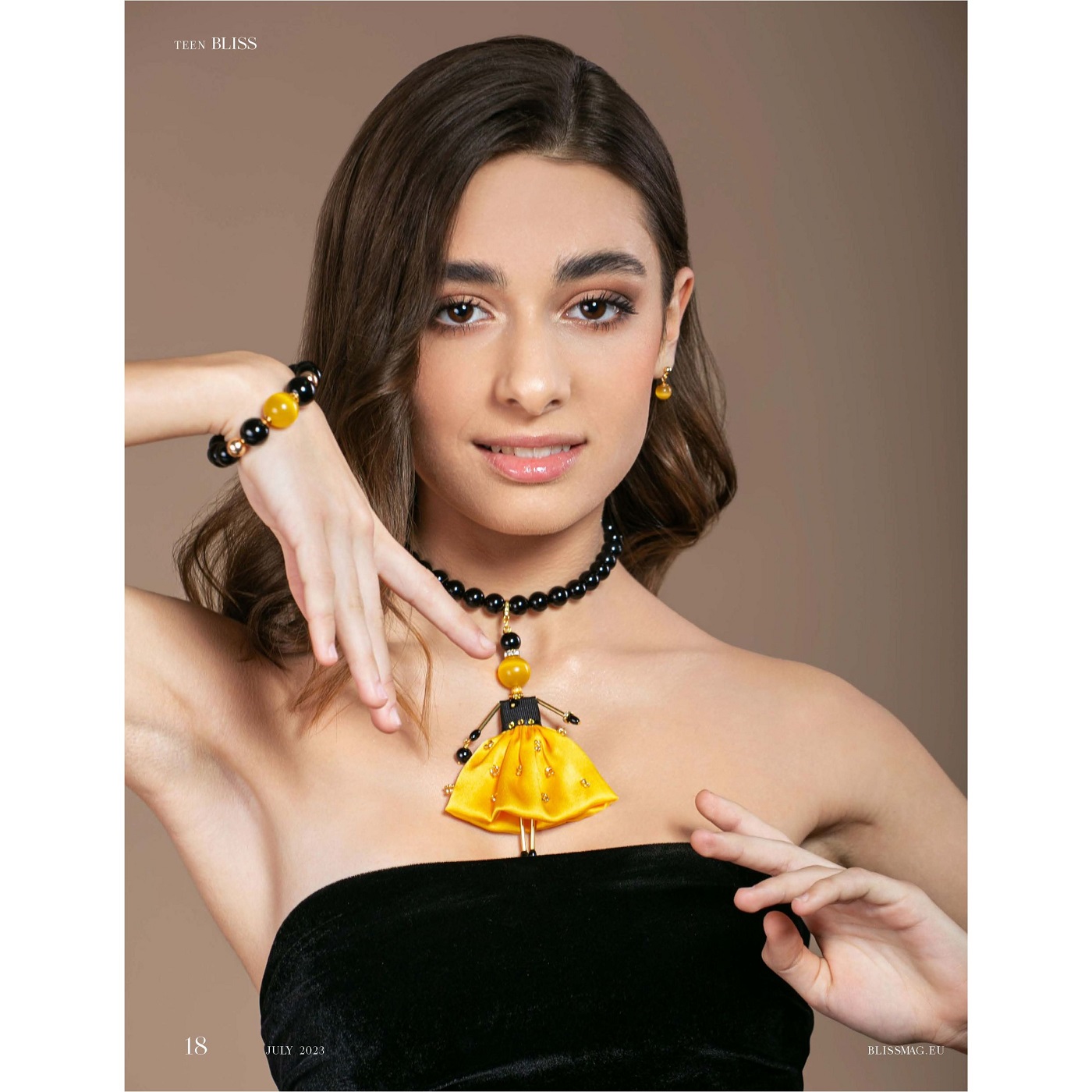 Sunshine-colored jewelry by SARANA® — a fashionable novelty of the season