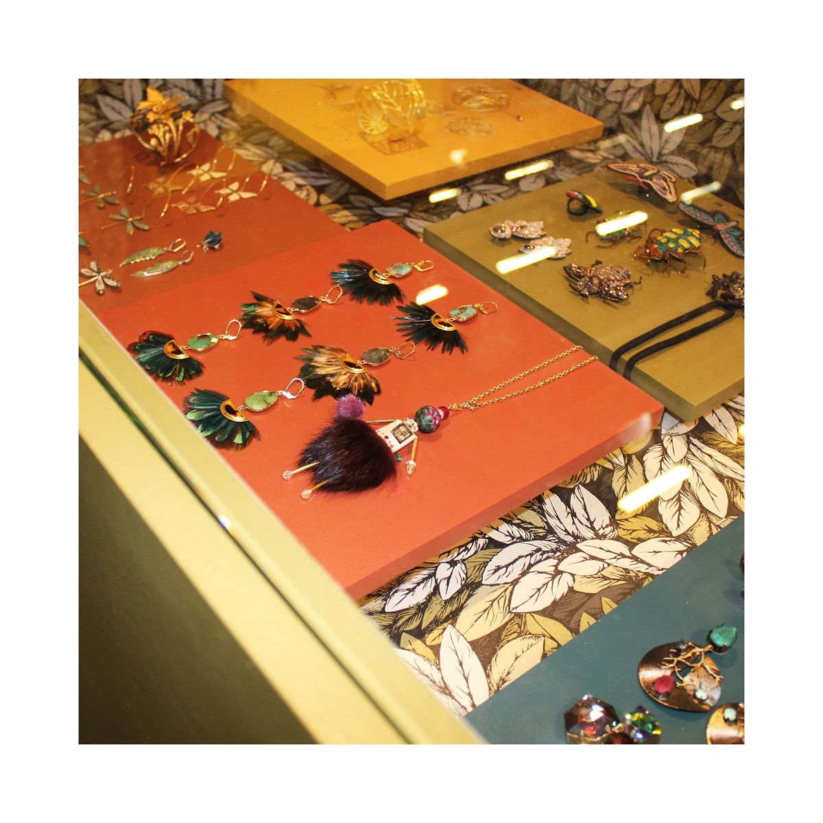 SARANA® designer jewelry piece — “Crystal Symphony” doll pendant featured in the exhibition Trend Zone