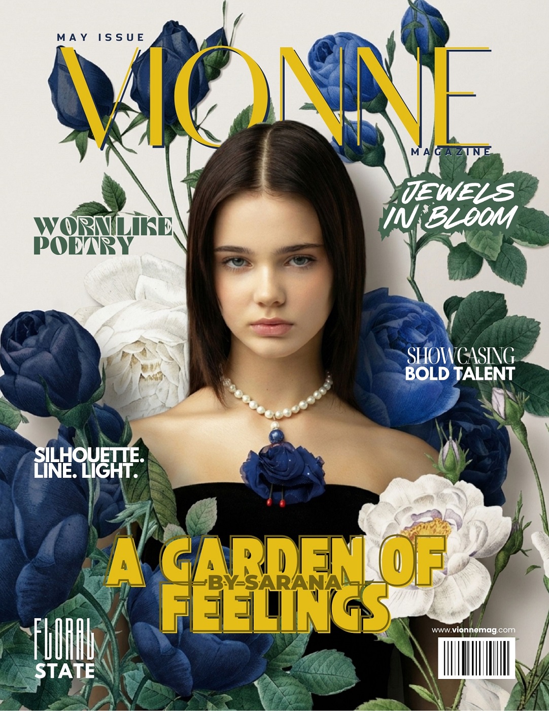 SARANA® на обложке журнала VIONNE Magazine с ювелирными куклами-подвесками из коллекции «Праздник»