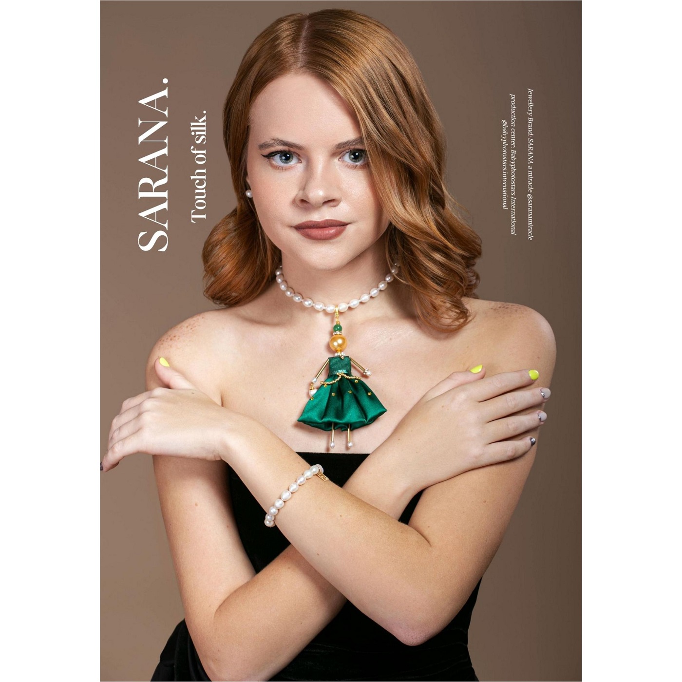 Jewelry trends by SARANA® featured in the British magazine LONDON RUNWAY