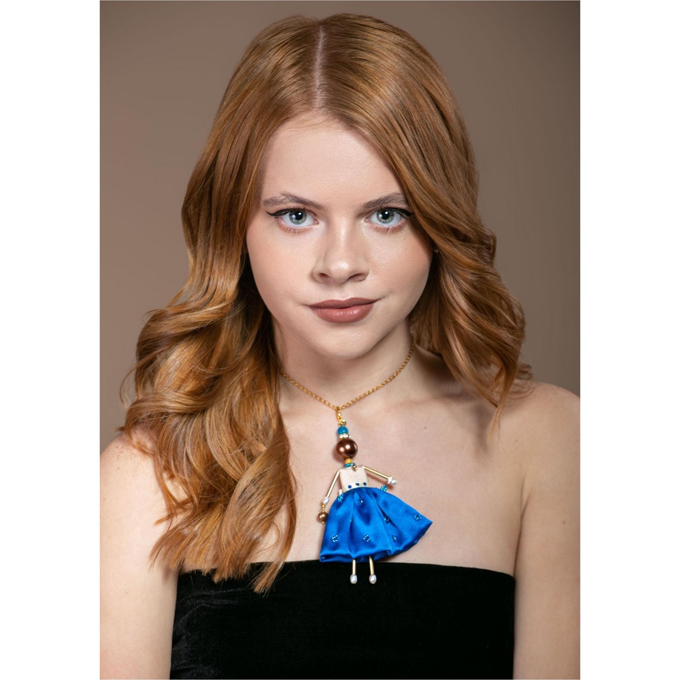 SARANA® doll pendant from the “Silk Touch” collection — a jewelry trend of the season