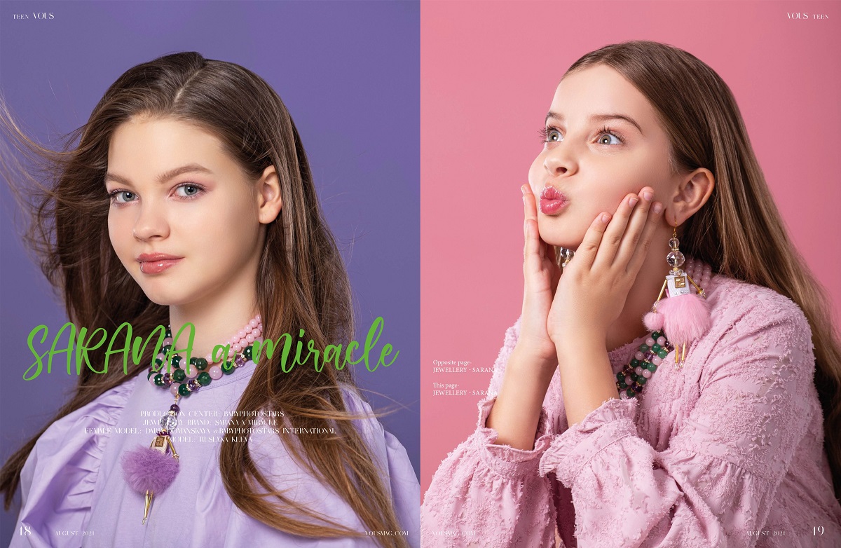 Ювелірні ляльки-підвіски колекції «Кришталева Симфонія» в іспанському журналі