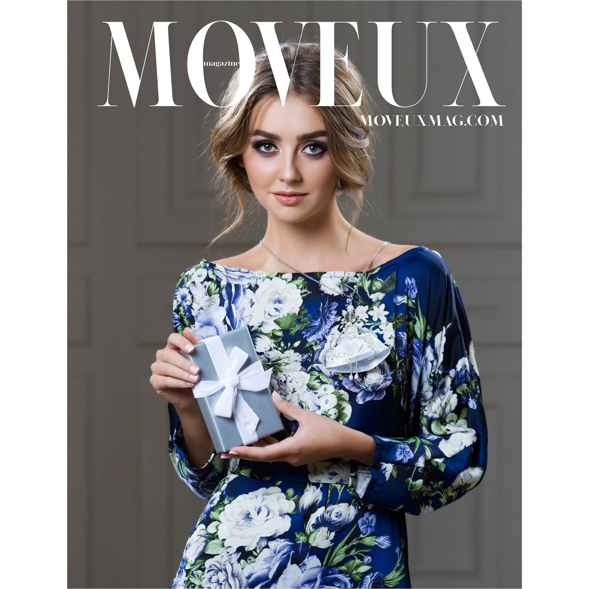 Обложка французского журнала MOVEUX с ювелирной куклой-подвеской SARANA® из сказочной коллекции
