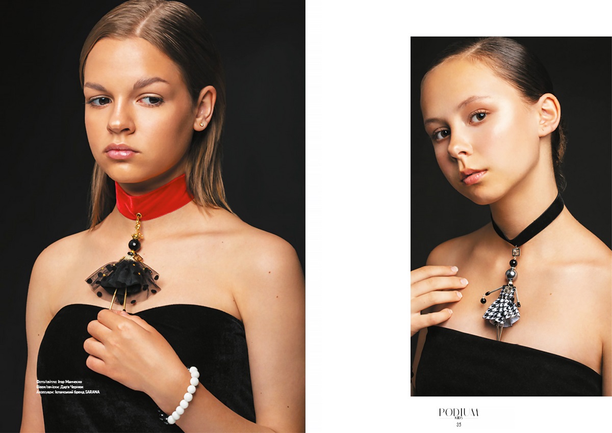 Beauty, playfulness, design, and emotion — a unique doll pendant jewelry piece for girls by SARANA®