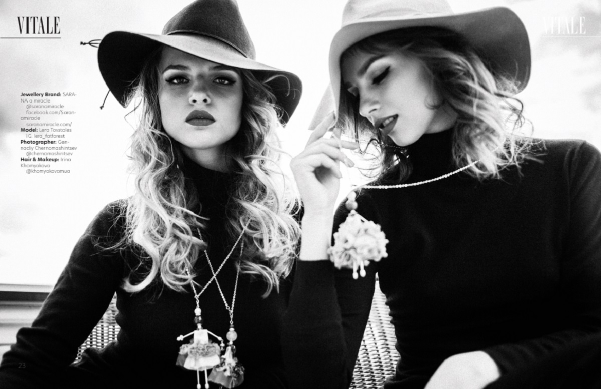 El mejor regalo para una chica — joyas de marca SARANA® con un diseño único y elegante